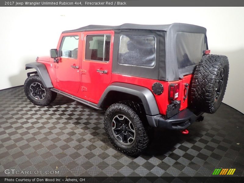 Firecracker Red / Black 2017 Jeep Wrangler Unlimited Rubicon 4x4