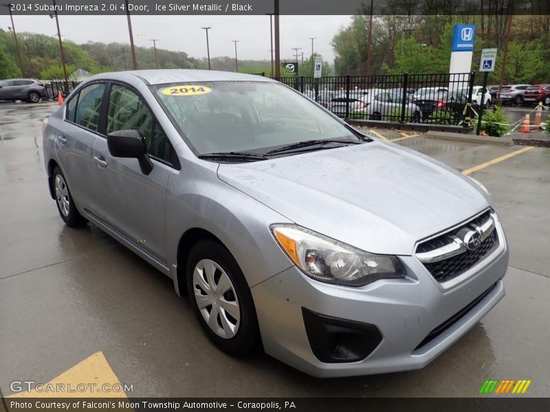 Ice Silver Metallic / Black 2014 Subaru Impreza 2.0i 4 Door