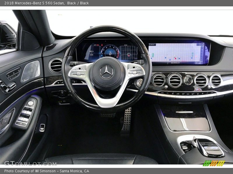 Black / Black 2018 Mercedes-Benz S 560 Sedan