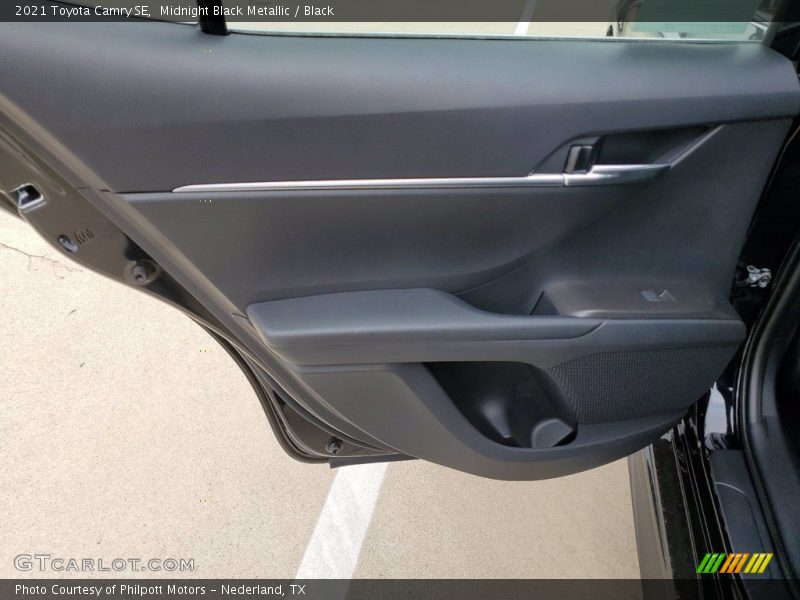 Midnight Black Metallic / Black 2021 Toyota Camry SE