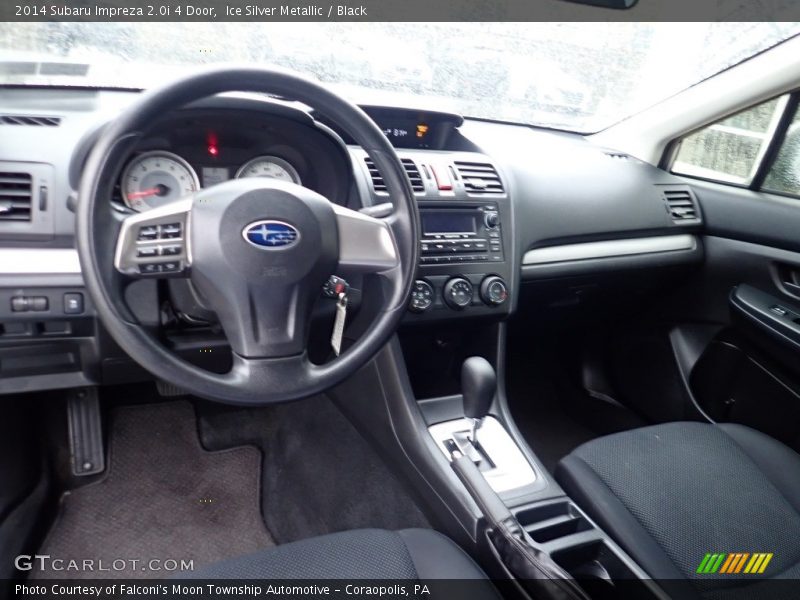 Ice Silver Metallic / Black 2014 Subaru Impreza 2.0i 4 Door