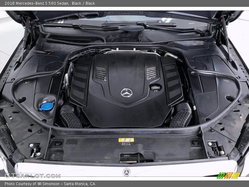 Black / Black 2018 Mercedes-Benz S 560 Sedan