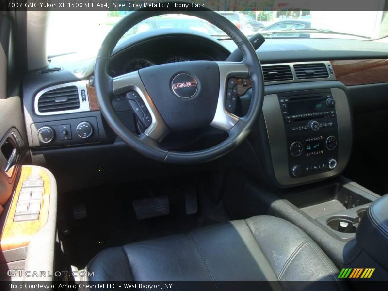 Steel Gray Metallic / Ebony Black 2007 GMC Yukon XL 1500 SLT 4x4