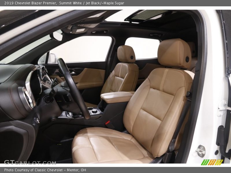 Summit White / Jet Black/­Maple Sugar 2019 Chevrolet Blazer Premier