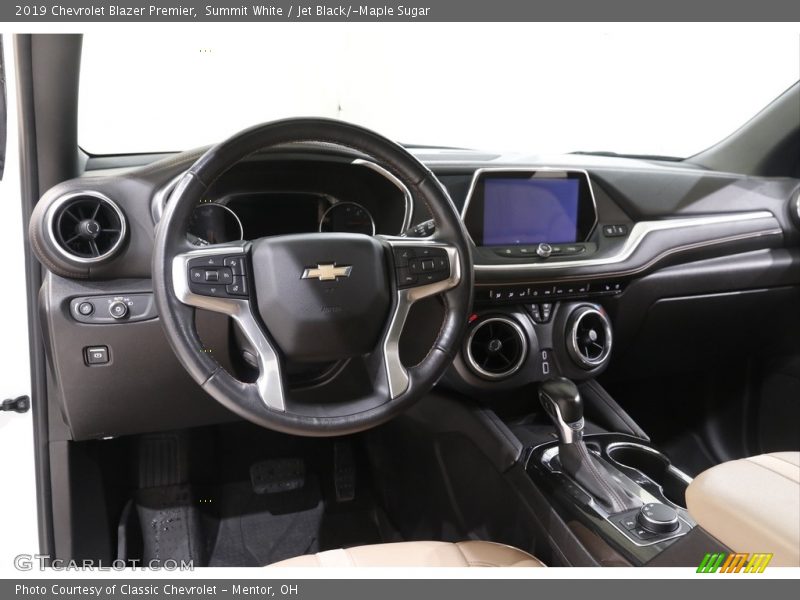 Summit White / Jet Black/­Maple Sugar 2019 Chevrolet Blazer Premier