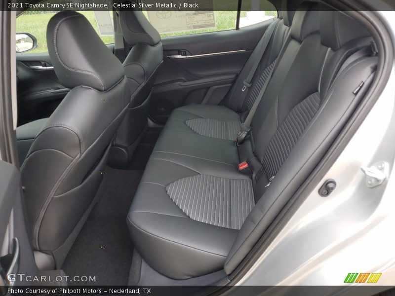 Rear Seat of 2021 Camry SE Nightshade