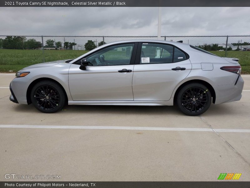  2021 Camry SE Nightshade Celestial Silver Metallic