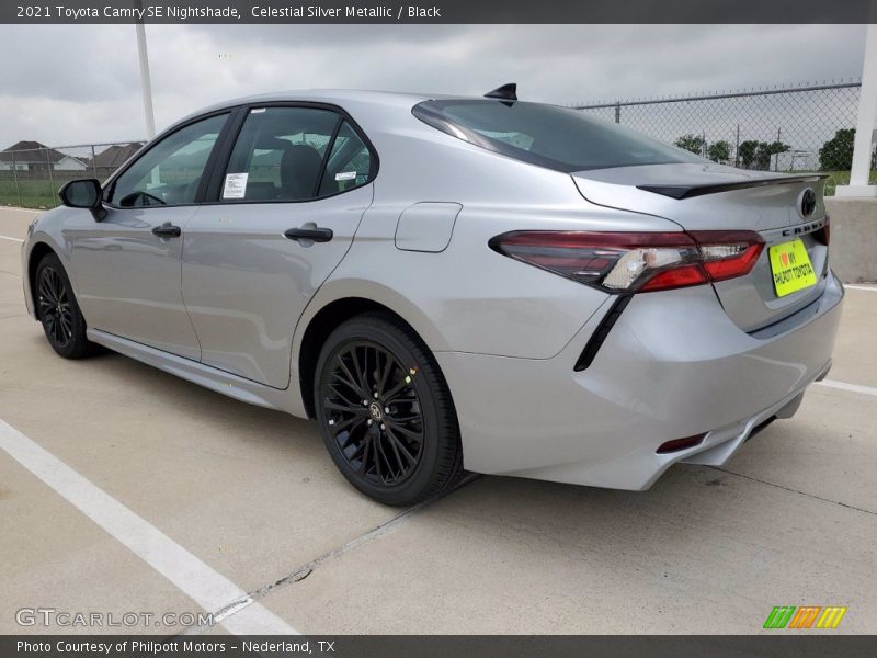 Celestial Silver Metallic / Black 2021 Toyota Camry SE Nightshade