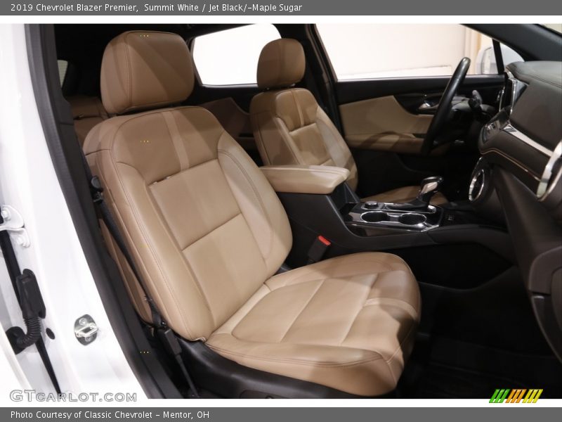 Summit White / Jet Black/­Maple Sugar 2019 Chevrolet Blazer Premier