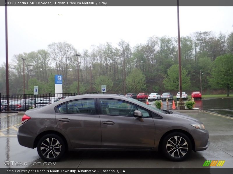 Urban Titanium Metallic / Gray 2013 Honda Civic EX Sedan