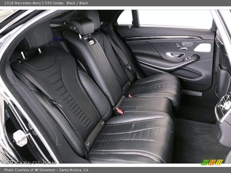 Black / Black 2018 Mercedes-Benz S 560 Sedan