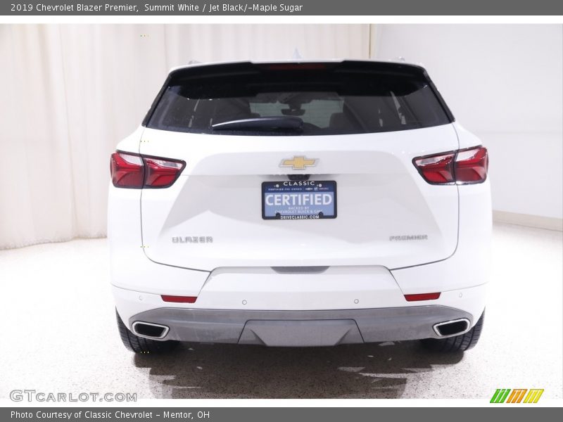 Summit White / Jet Black/­Maple Sugar 2019 Chevrolet Blazer Premier