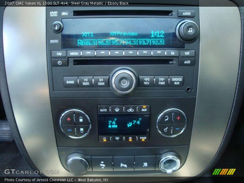 Steel Gray Metallic / Ebony Black 2007 GMC Yukon XL 1500 SLT 4x4