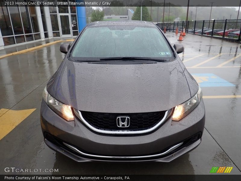 Urban Titanium Metallic / Gray 2013 Honda Civic EX Sedan