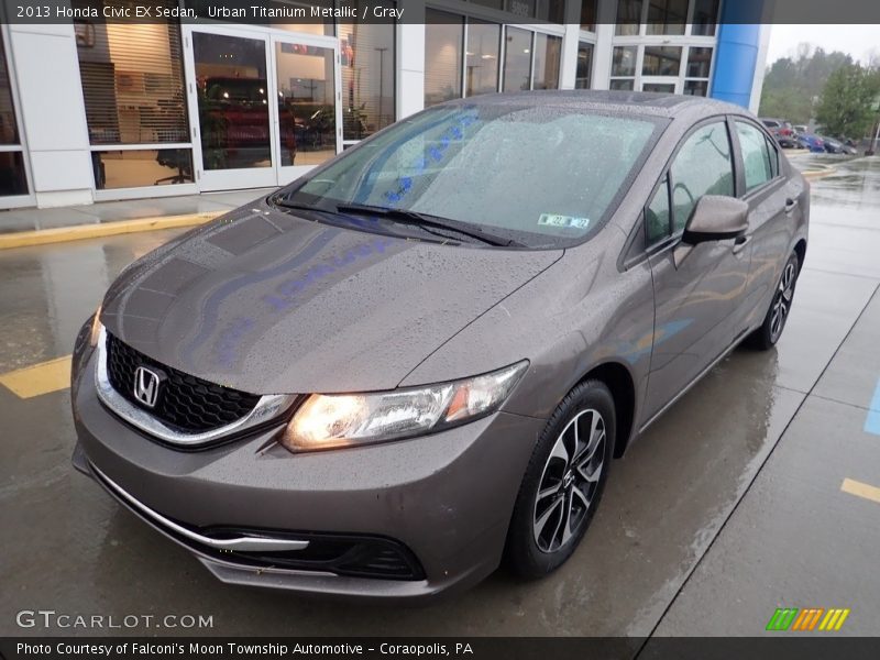 Urban Titanium Metallic / Gray 2013 Honda Civic EX Sedan