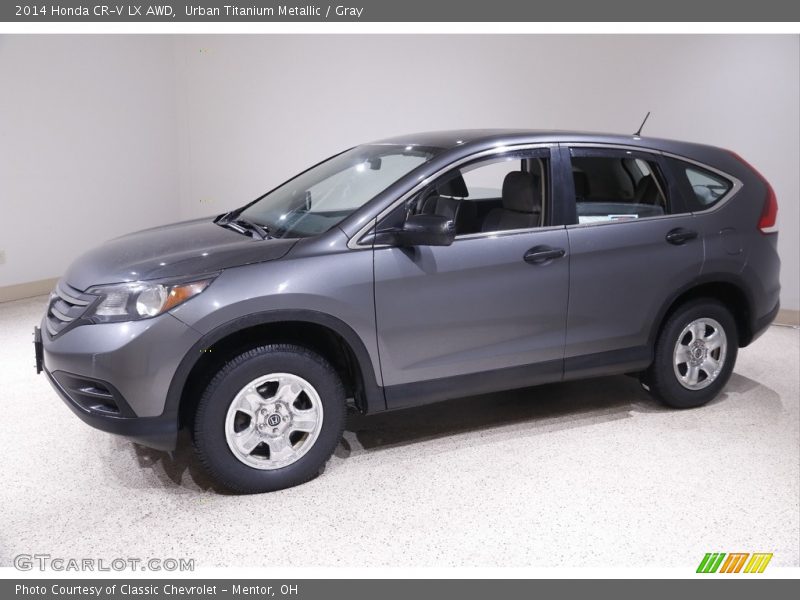 Urban Titanium Metallic / Gray 2014 Honda CR-V LX AWD