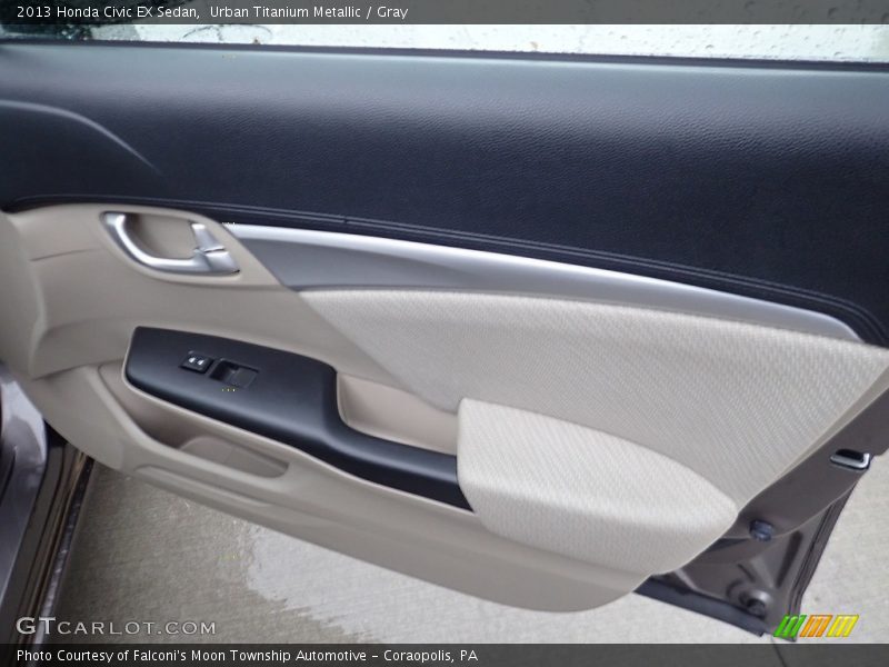 Urban Titanium Metallic / Gray 2013 Honda Civic EX Sedan