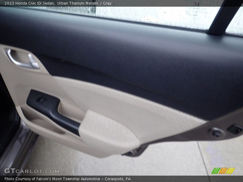 Urban Titanium Metallic / Gray 2013 Honda Civic EX Sedan