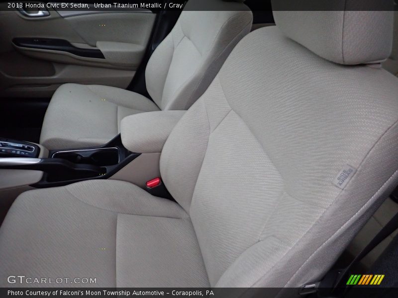 Urban Titanium Metallic / Gray 2013 Honda Civic EX Sedan