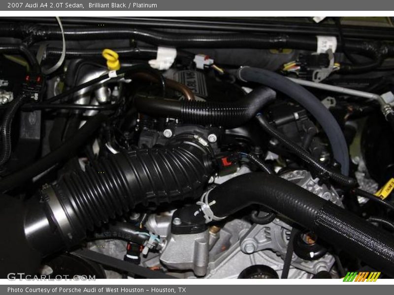 Brilliant Black / Platinum 2007 Audi A4 2.0T Sedan