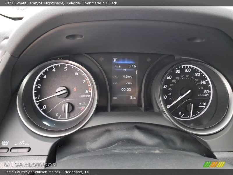  2021 Camry SE Nightshade SE Nightshade Gauges