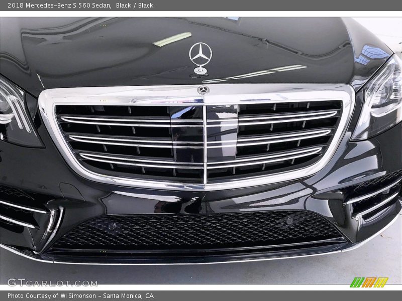 Black / Black 2018 Mercedes-Benz S 560 Sedan