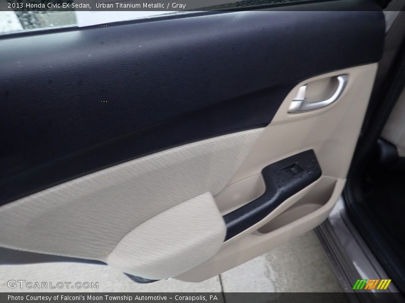 Urban Titanium Metallic / Gray 2013 Honda Civic EX Sedan