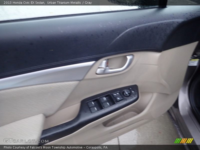 Urban Titanium Metallic / Gray 2013 Honda Civic EX Sedan