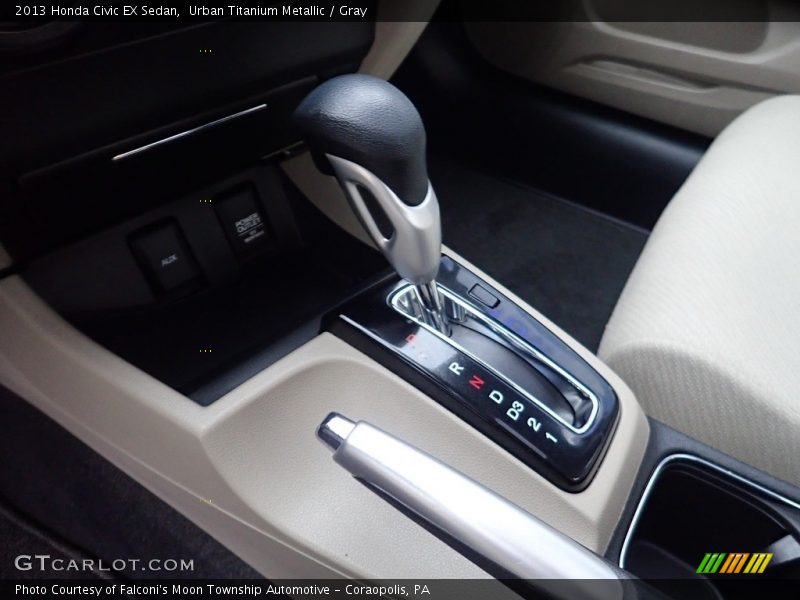 Urban Titanium Metallic / Gray 2013 Honda Civic EX Sedan