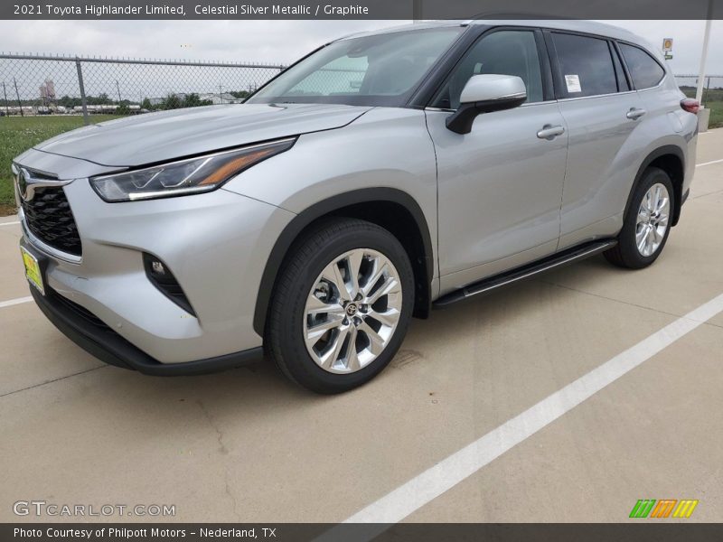 Celestial Silver Metallic / Graphite 2021 Toyota Highlander Limited
