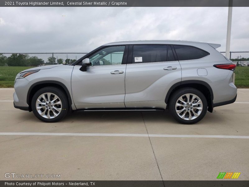 Celestial Silver Metallic / Graphite 2021 Toyota Highlander Limited