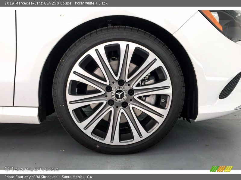 Polar White / Black 2019 Mercedes-Benz CLA 250 Coupe