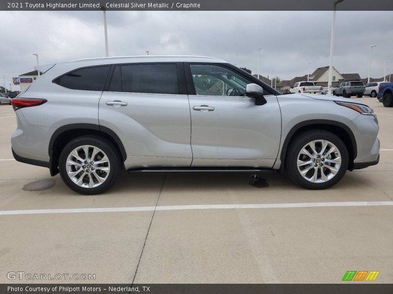 Celestial Silver Metallic / Graphite 2021 Toyota Highlander Limited