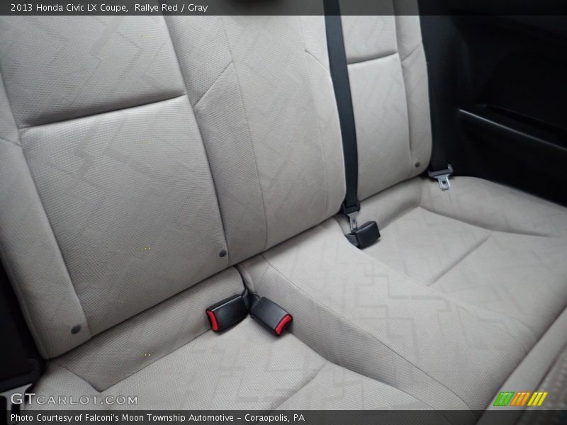 Rallye Red / Gray 2013 Honda Civic LX Coupe
