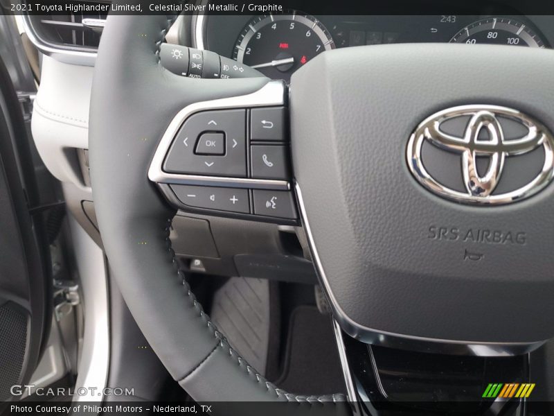 Celestial Silver Metallic / Graphite 2021 Toyota Highlander Limited