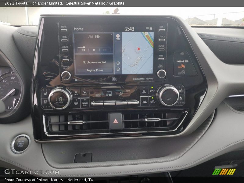 Celestial Silver Metallic / Graphite 2021 Toyota Highlander Limited