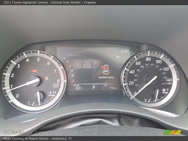 Celestial Silver Metallic / Graphite 2021 Toyota Highlander Limited