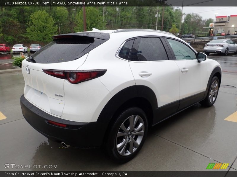 Snowflake White Pearl Mica / White 2020 Mazda CX-30 Premium AWD
