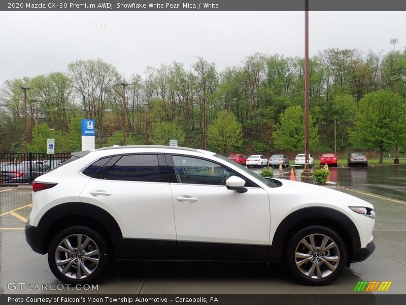 Snowflake White Pearl Mica / White 2020 Mazda CX-30 Premium AWD