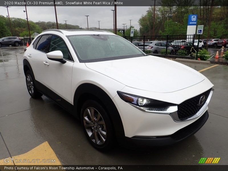 Snowflake White Pearl Mica / White 2020 Mazda CX-30 Premium AWD