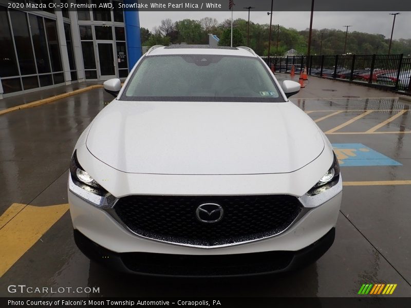 Snowflake White Pearl Mica / White 2020 Mazda CX-30 Premium AWD