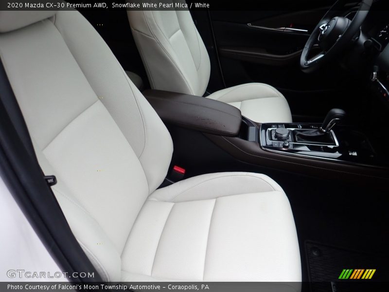 Snowflake White Pearl Mica / White 2020 Mazda CX-30 Premium AWD