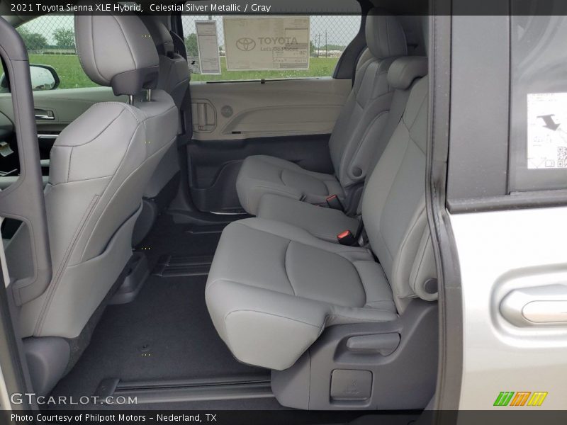 Celestial Silver Metallic / Gray 2021 Toyota Sienna XLE Hybrid