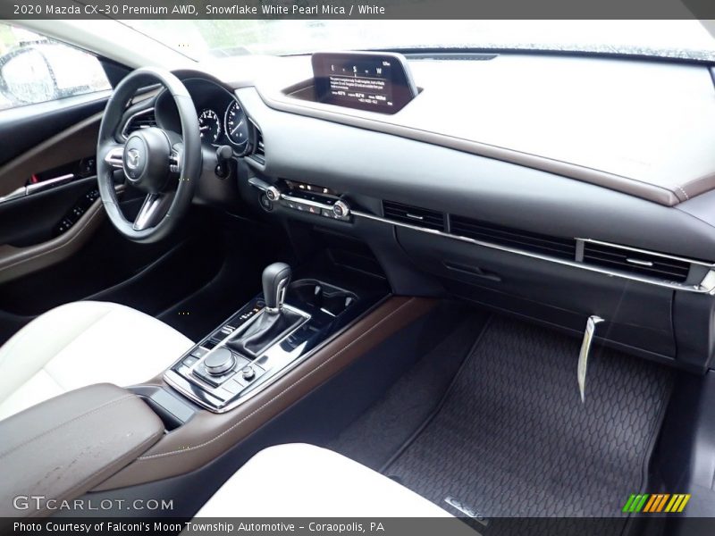 Snowflake White Pearl Mica / White 2020 Mazda CX-30 Premium AWD