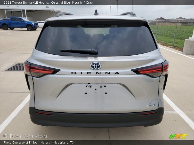 Celestial Silver Metallic / Gray 2021 Toyota Sienna XLE Hybrid