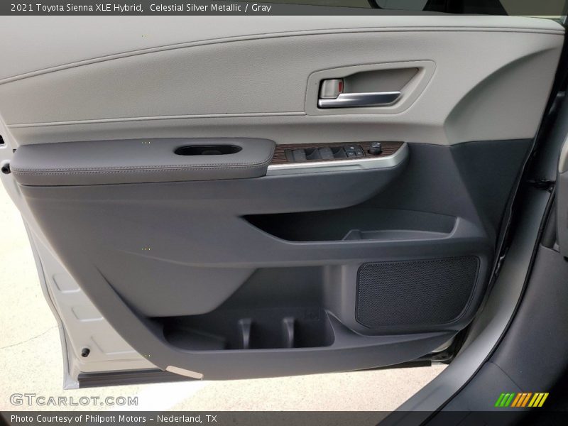 Celestial Silver Metallic / Gray 2021 Toyota Sienna XLE Hybrid