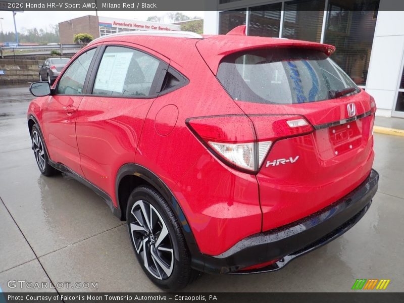 Milano Red / Black 2020 Honda HR-V Sport AWD