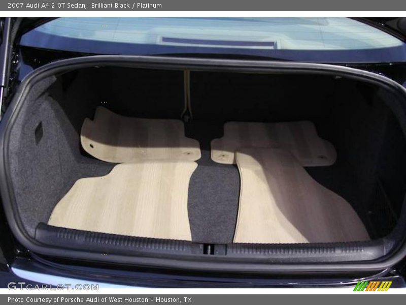 Brilliant Black / Platinum 2007 Audi A4 2.0T Sedan