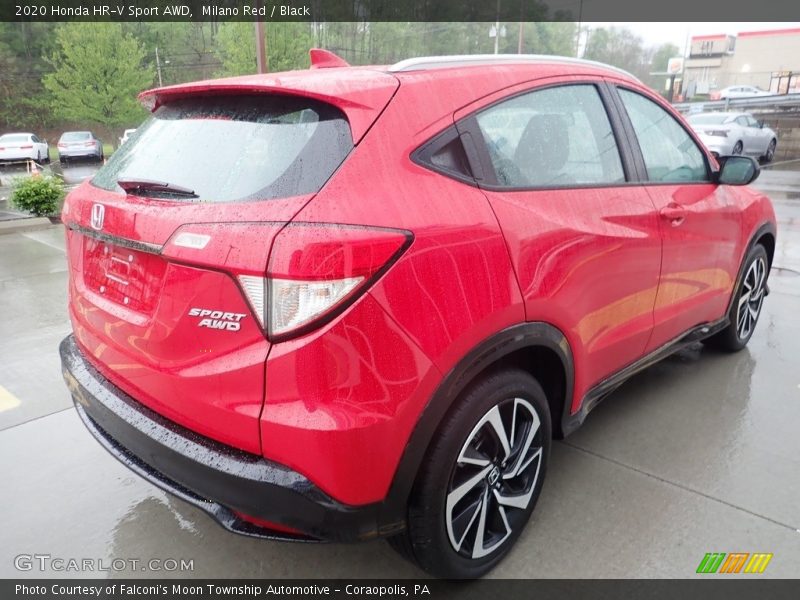 Milano Red / Black 2020 Honda HR-V Sport AWD
