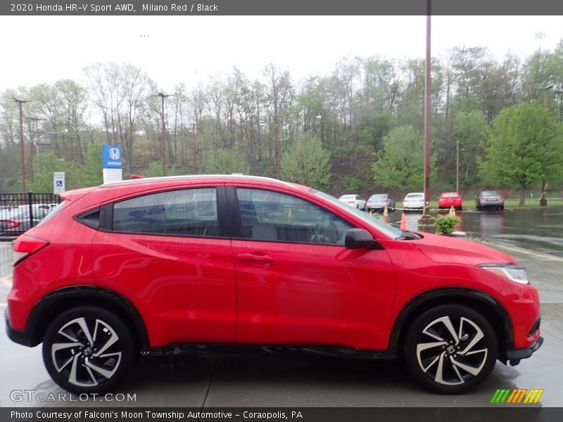 Milano Red / Black 2020 Honda HR-V Sport AWD